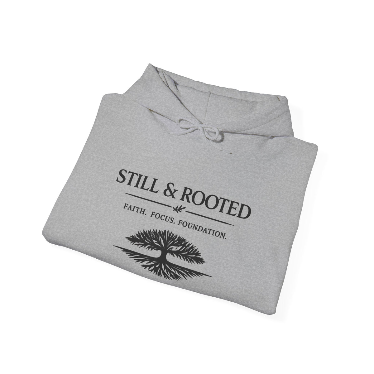 Still & Rooted Hoodie — Nature-Inspired Calm Graphic Pullover