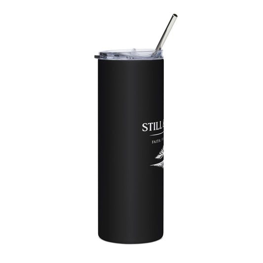 Still & Rooted 20oz Stainless Tumbler — Minimalist Tree of Life Insulated Cup