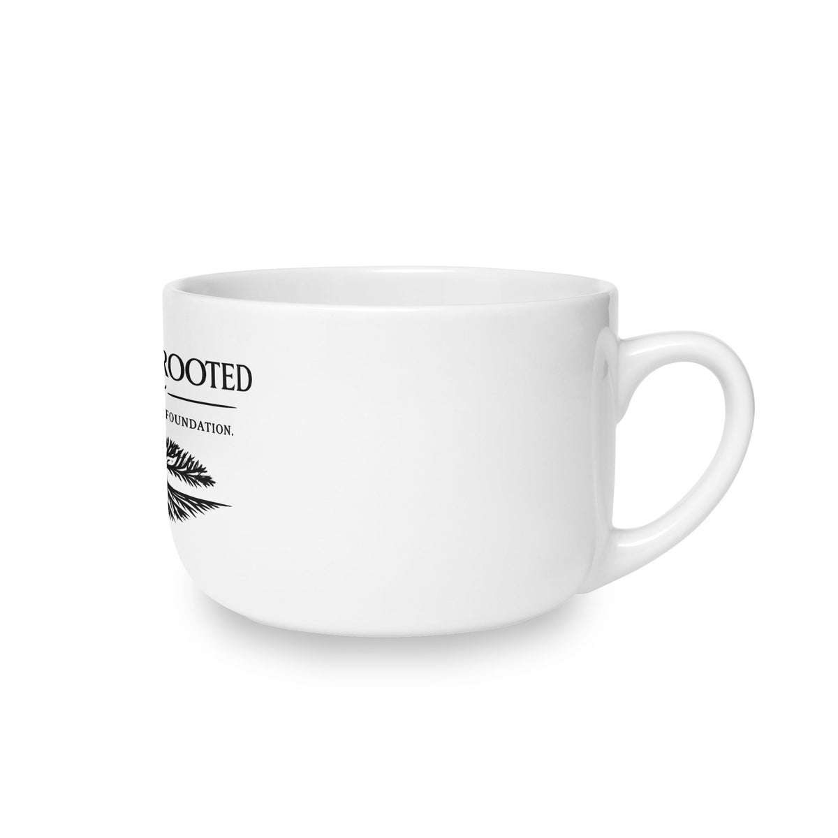 Still & Rooted Ceramic Latte Mug — 25oz Inspirational Coffee Cup