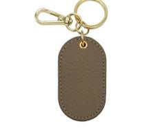 Saffiano Leather Keyring