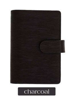 A6 Saffiano Epi Gold 6-Ring Planner