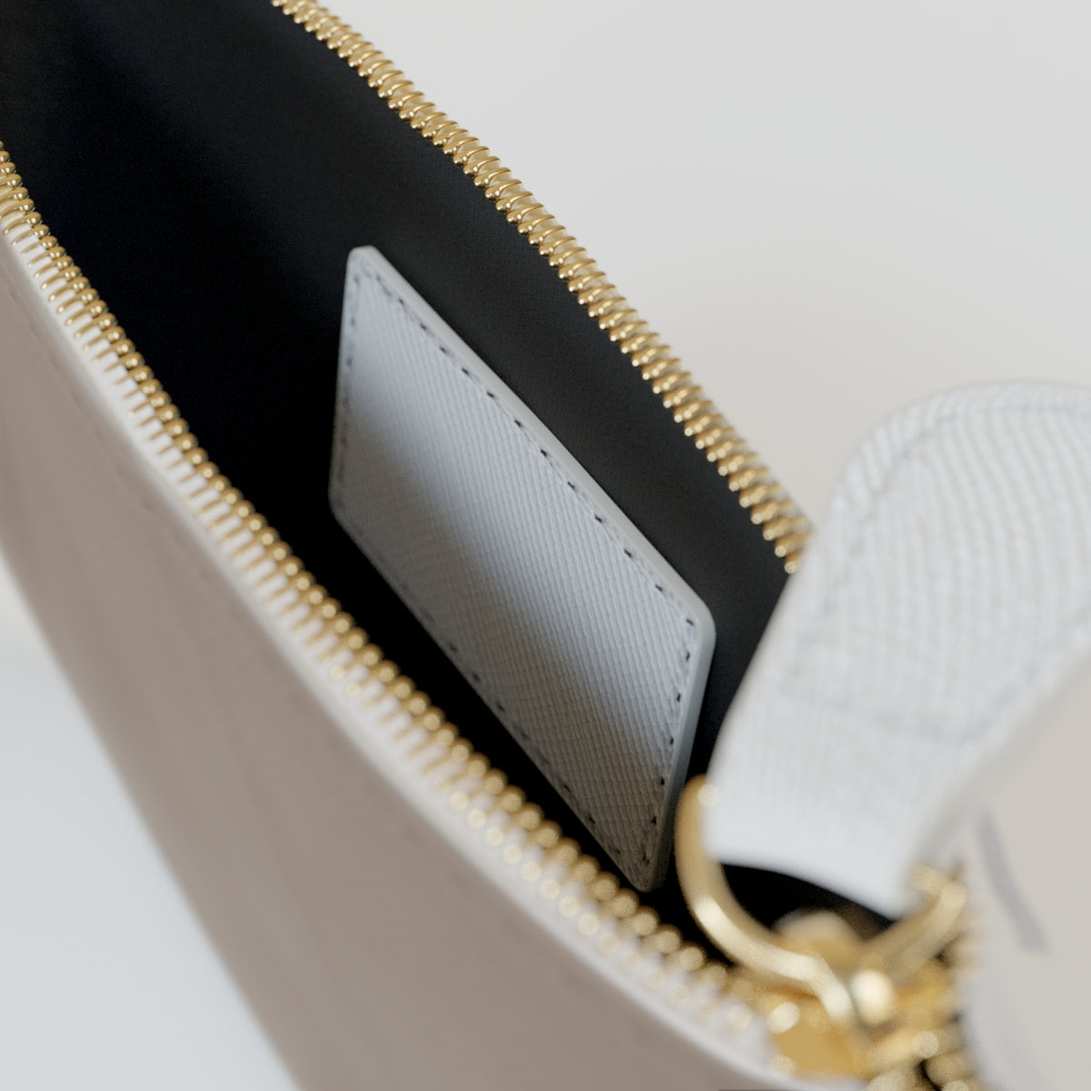Still & Rooted Mini Clutch Bag — Small Zip Pouch with Rooted Plant Design