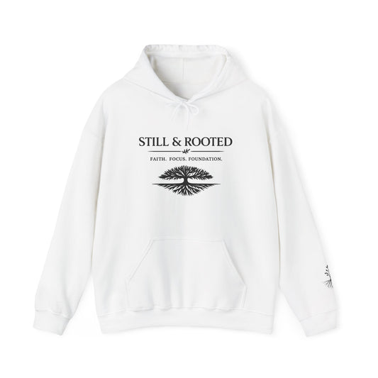 Still & Rooted Hoodie — Nature-Inspired Calm Graphic Pullover