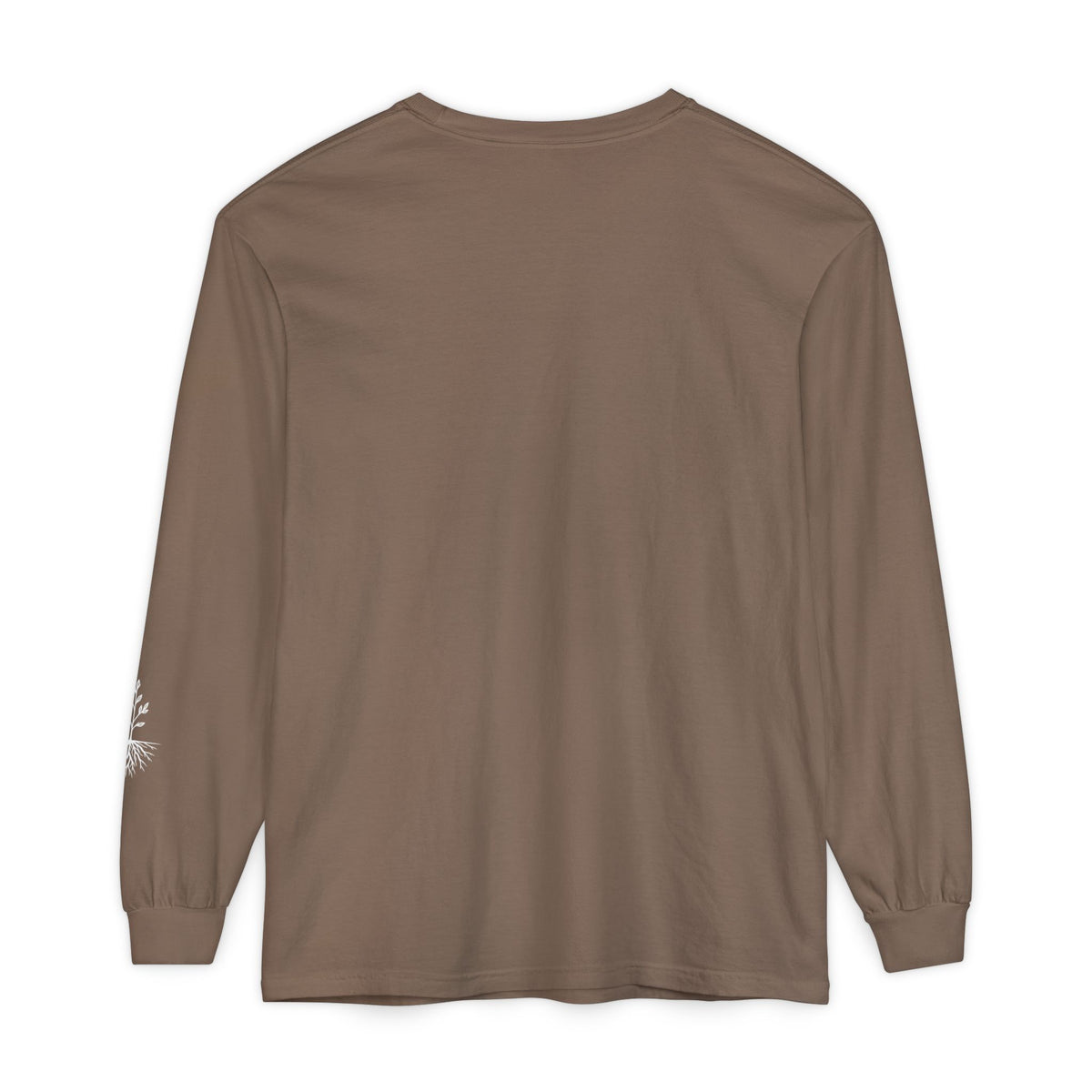 Still & Rooted Long Sleeve T-Shirt – Minimalist Nature Graphic