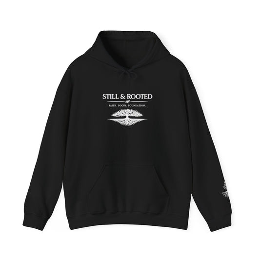 Still & Rooted Hoodie — Nature-Inspired Calm Graphic Pullover