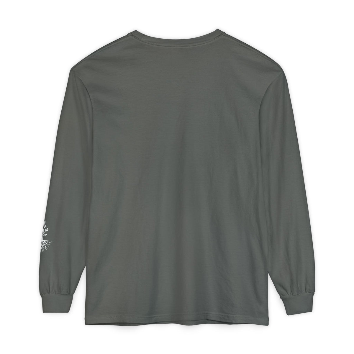 Still & Rooted Long Sleeve T-Shirt – Minimalist Nature Graphic