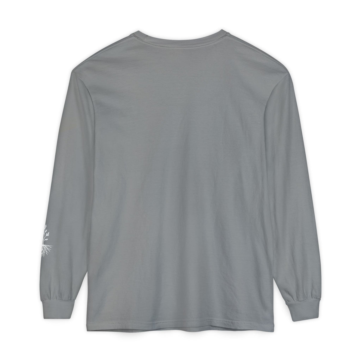 Still & Rooted Long Sleeve T-Shirt – Minimalist Nature Graphic