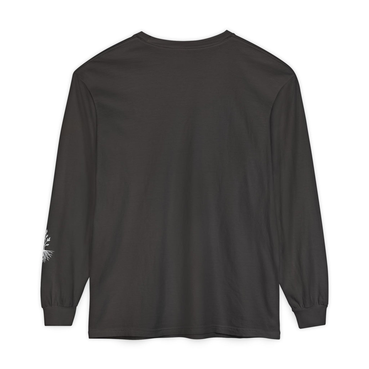 Still & Rooted Long Sleeve T-Shirt – Minimalist Nature Graphic