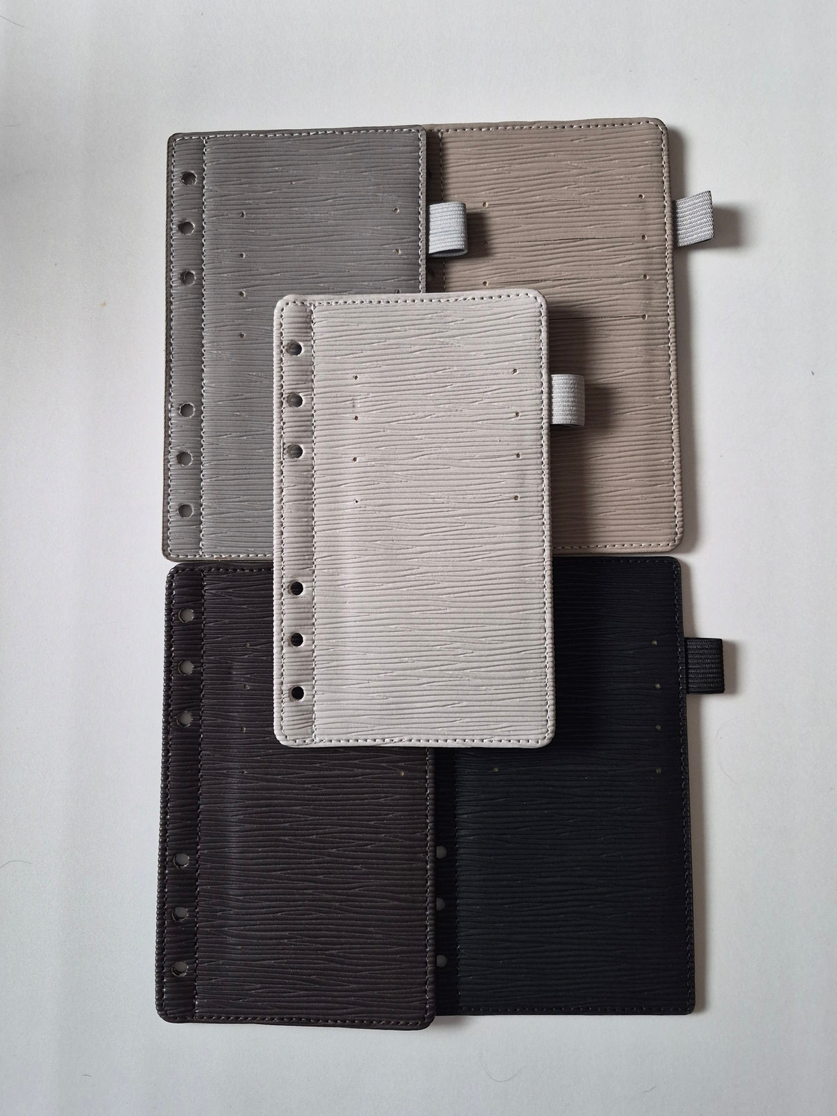 6 Card Slots Elastic Pen Loop Dashboard Flyleaf Insert