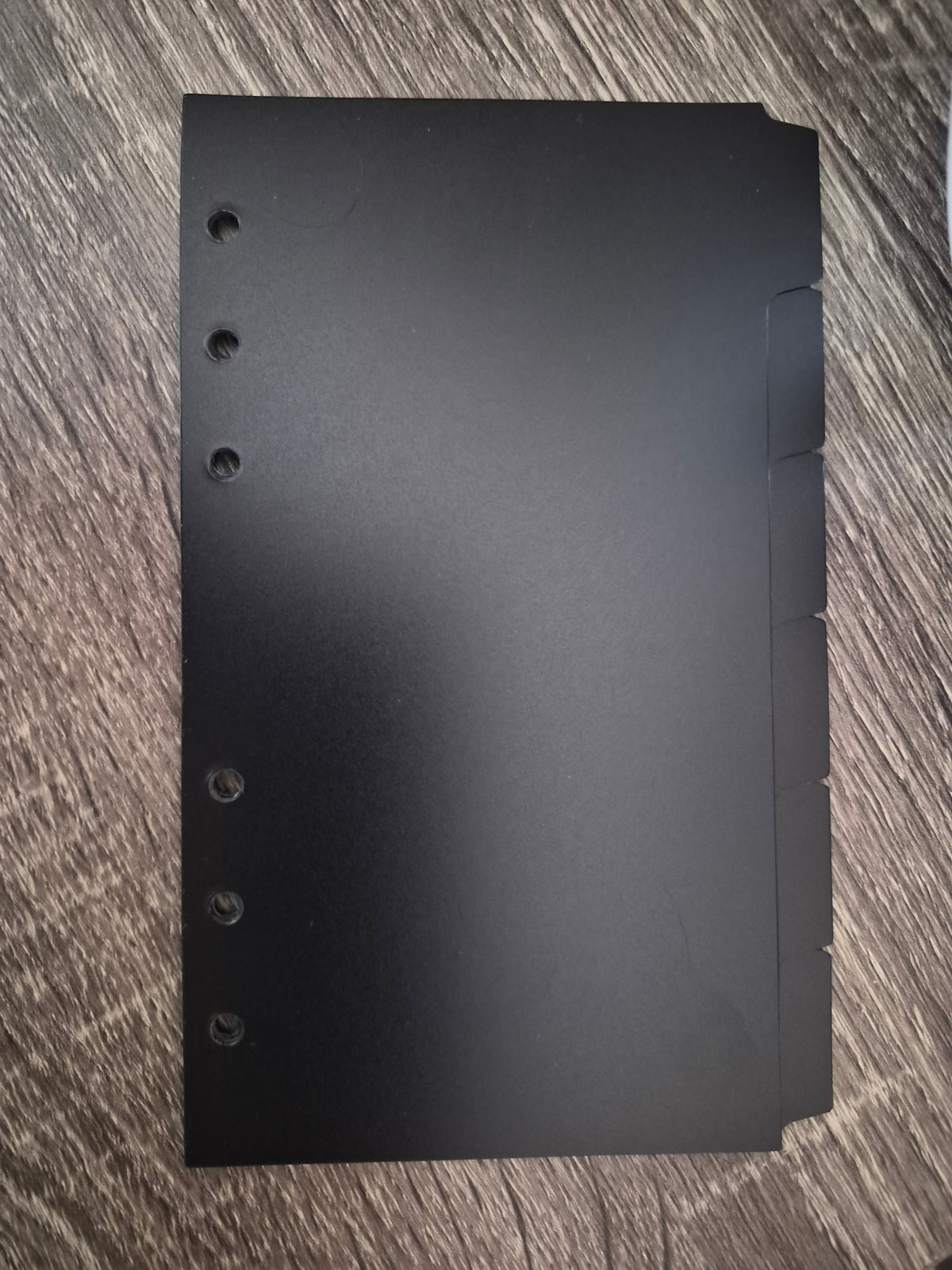 A6 Size Loose Leaf Index Dividers with 6 Side Tabs