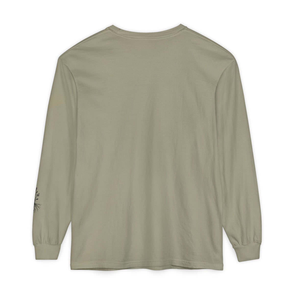 Still & Behold Long Sleeve T-Shirt — Minimal Surf Chest Logo & Sleeve Compass Graphic