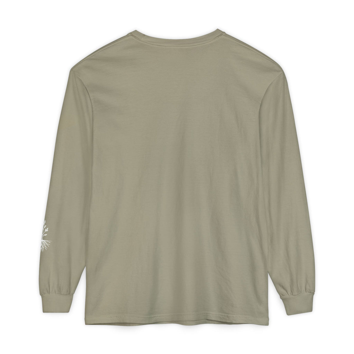 Still & Rooted Long Sleeve T-Shirt – Minimalist Nature Graphic