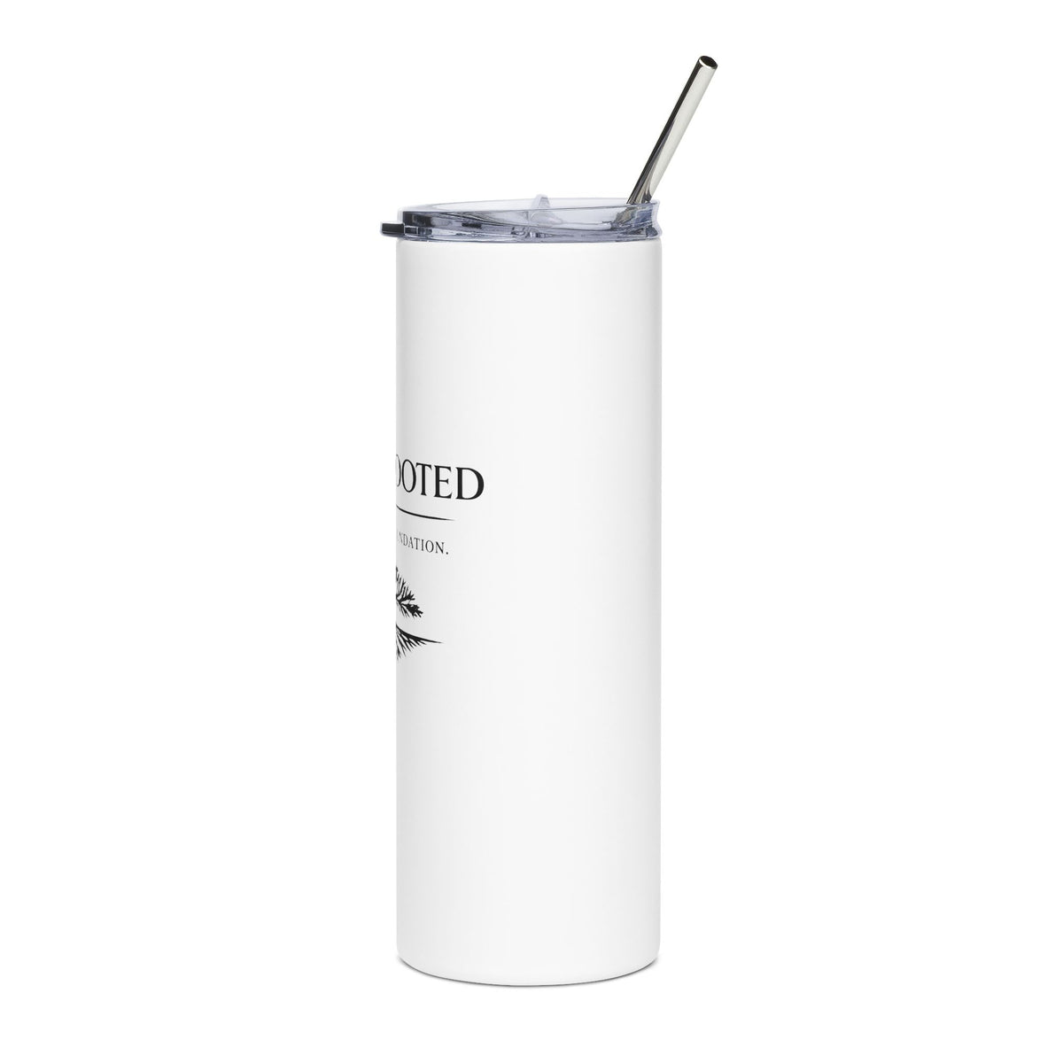 Still & Rooted 20oz Stainless Tumbler — Minimalist Tree of Life Insulated Cup