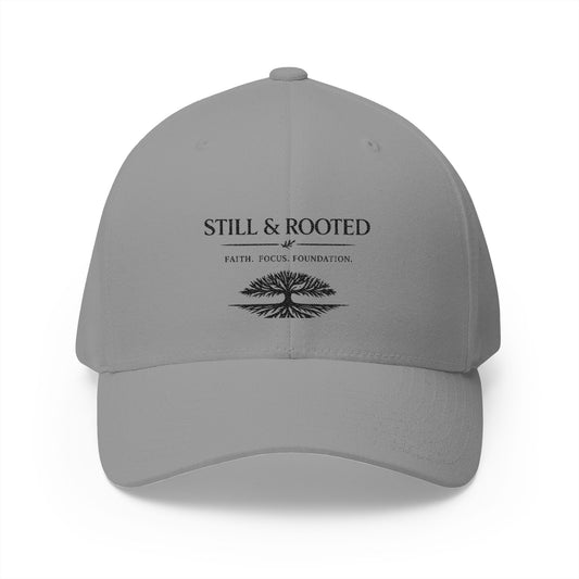 Still & Rooted Embroidered Cap — Faith, Hope & Foundation Tree Hat