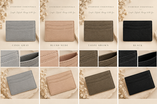 Saffiano Leather Card Holder