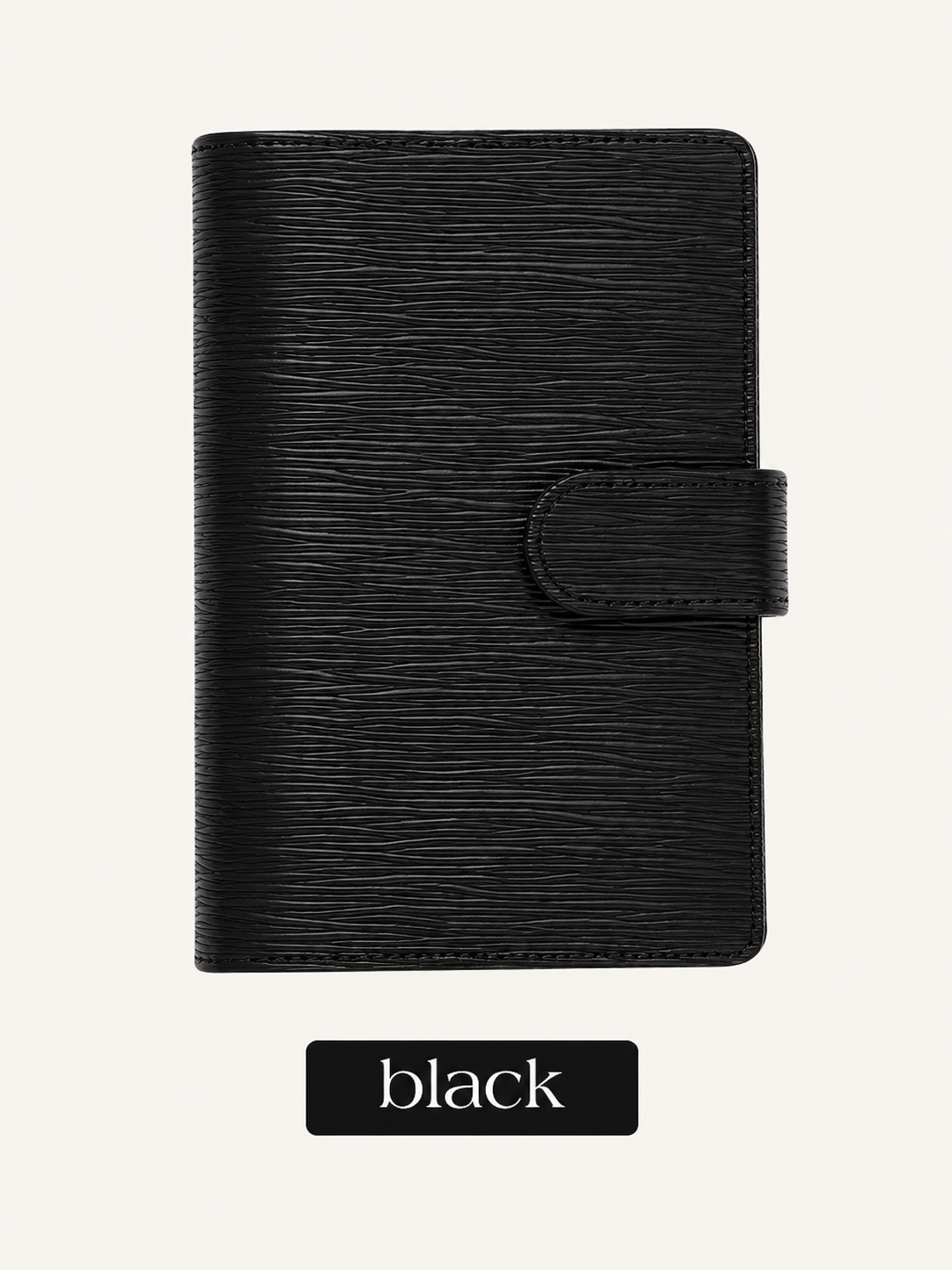 A6 Saffiano Epi Gold 6-Ring Planner