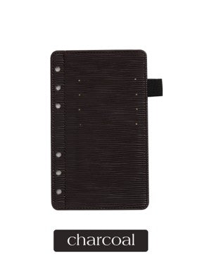 6 Card Slots Elastic Pen Loop Dashboard Flyleaf Insert