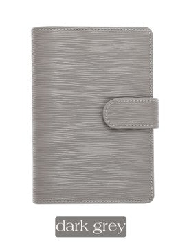 A6 Saffiano Epi Gold 6-Ring Planner