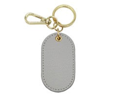Saffiano Leather Keyring