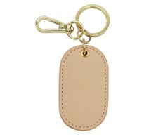 Saffiano Leather Keyring